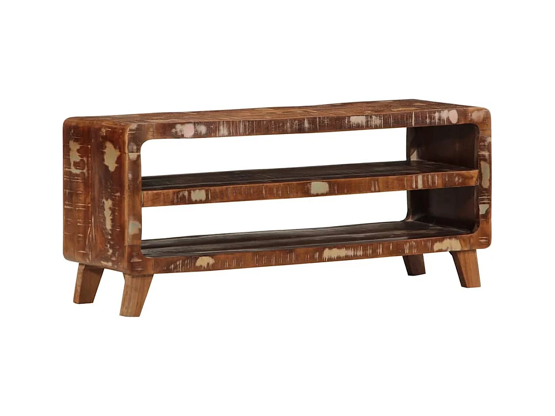 Mueble de TV 105x46x32 cm Madera maciza recuperada