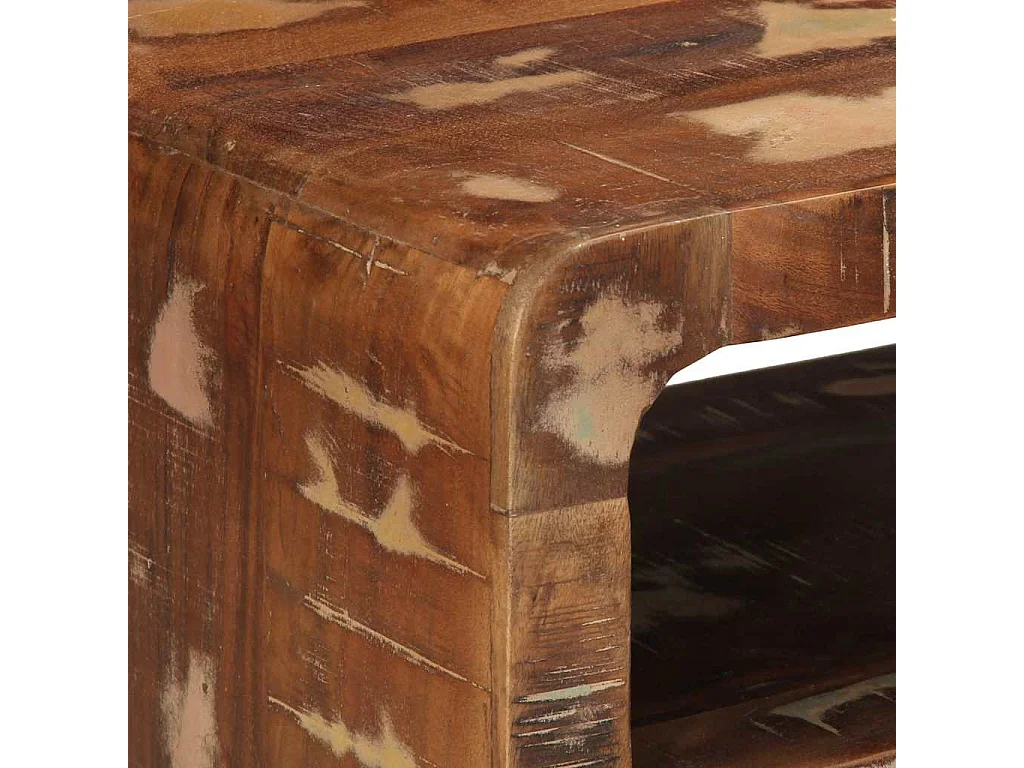 Meuble TV 105x46x32 cm Bois massif de récupération