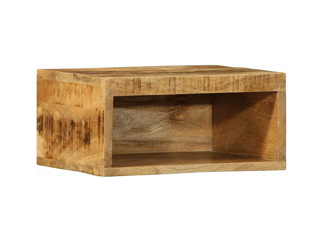 pezzi mobili porta TV a parete in legno massello di mango grezzo