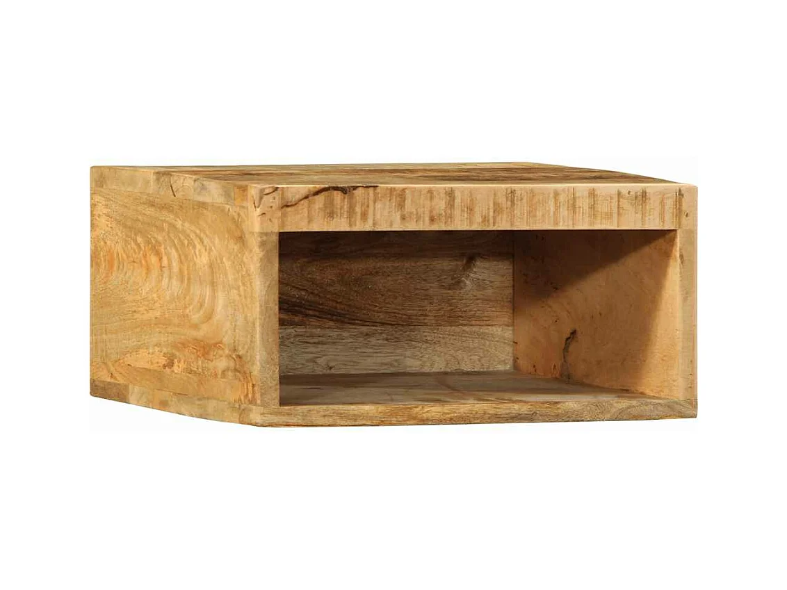 pezzi mobili porta TV a parete in legno massello di mango grezzo