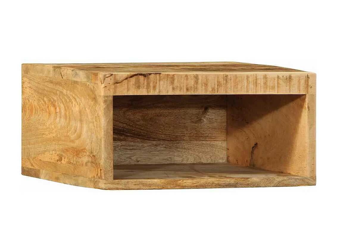 pezzi mobili porta TV a parete in legno massello di mango grezzo
