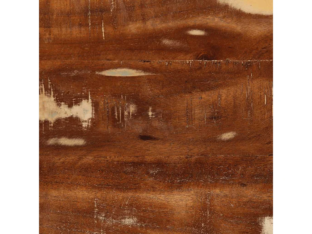 Meuble TV mural 100x32x25 cm bois massif de récupération