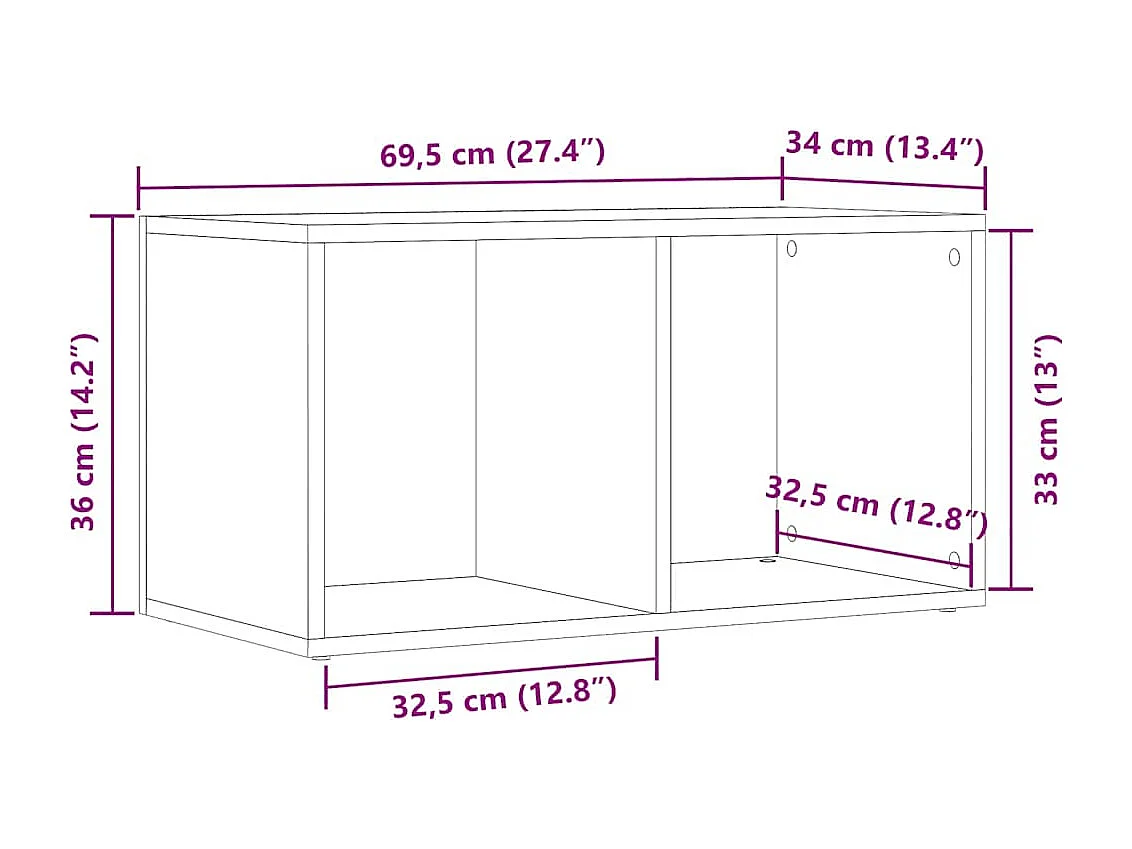 Scatole portaoggetti LP in rovere lavorate a mano in legno ingegnerizzato