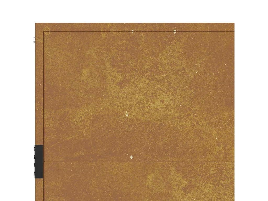 Tuinpoort 105x205 cm cortenstaal