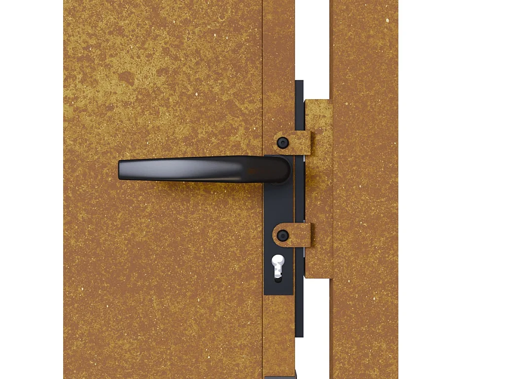 Tuinpoort 105x205 cm cortenstaal