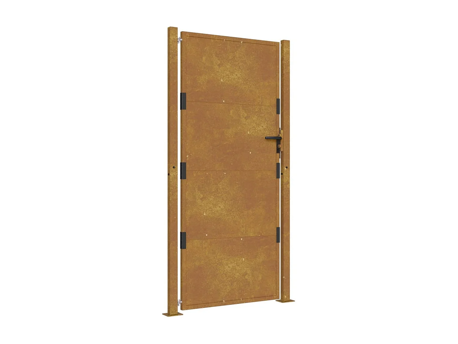 Portail de jardin 105x205 cm acier corten