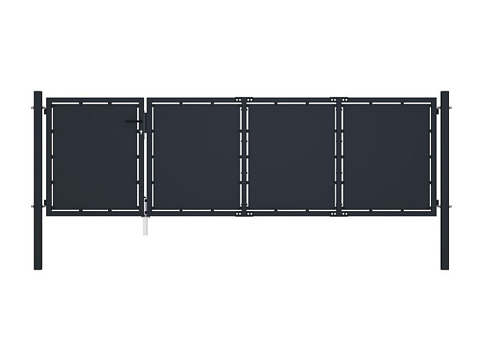 Grata Protettiva Per Camino Baby Dan Flex XXL - Antracite, Regolabile Da 71 A 350 Cm, Sicurezza Bambini