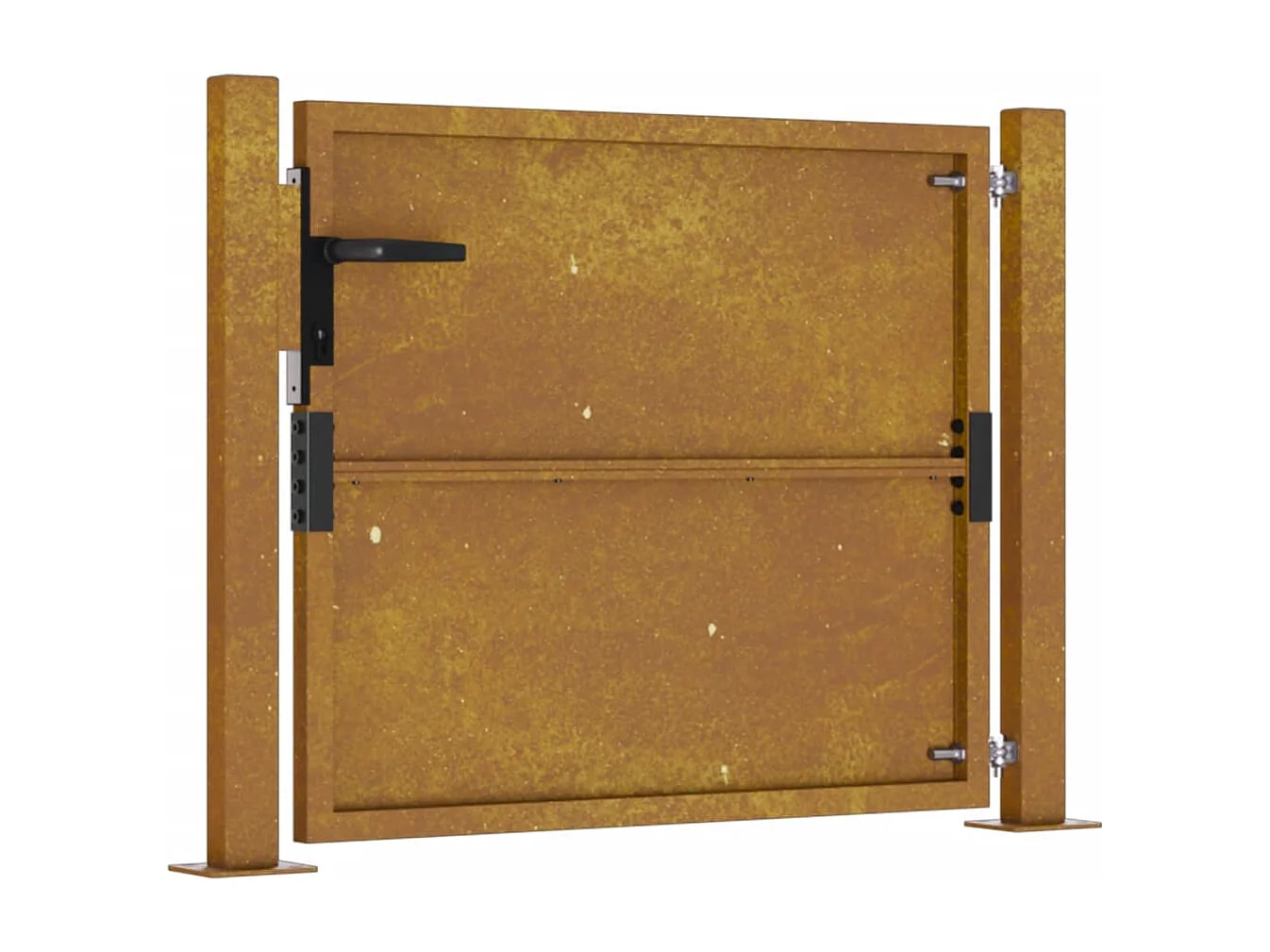 Portail de jardin 105x80 cm acier corten