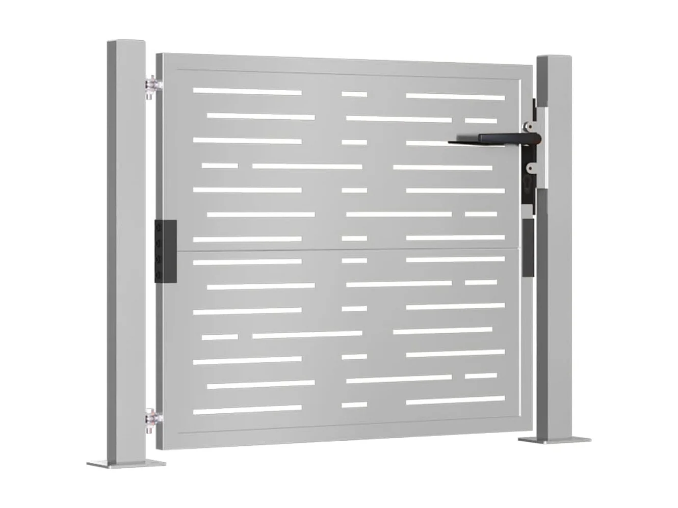 Tuinpoort 105x105 cm cortenstaal vierkant design