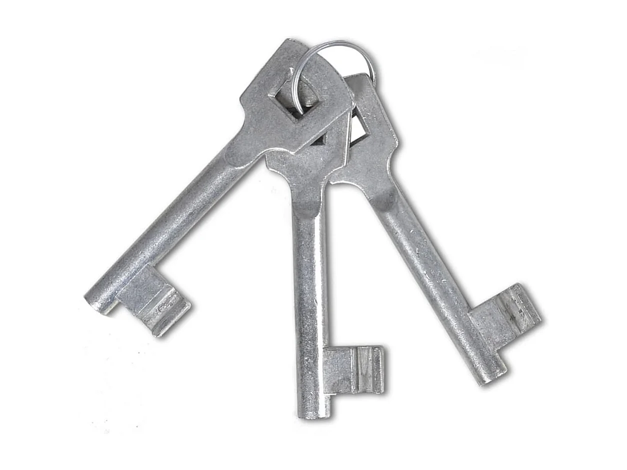 Puerta de valla de una sola puerta de acero recubierto de polvo