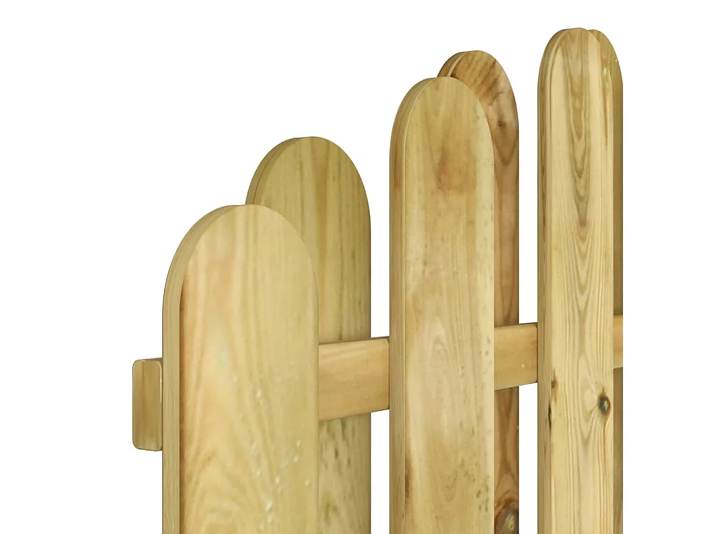 Portail de jardin Bois de pin imprégné 100x150 cm