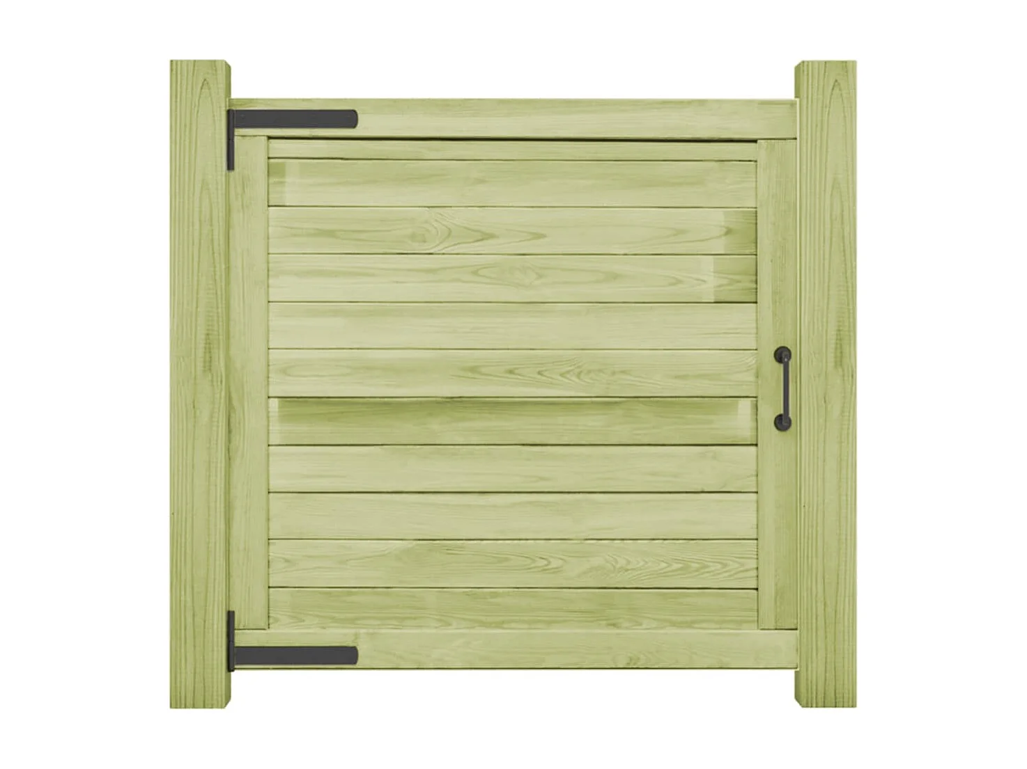 Portail de jardin Bois de pin imprégné 100x100 cm