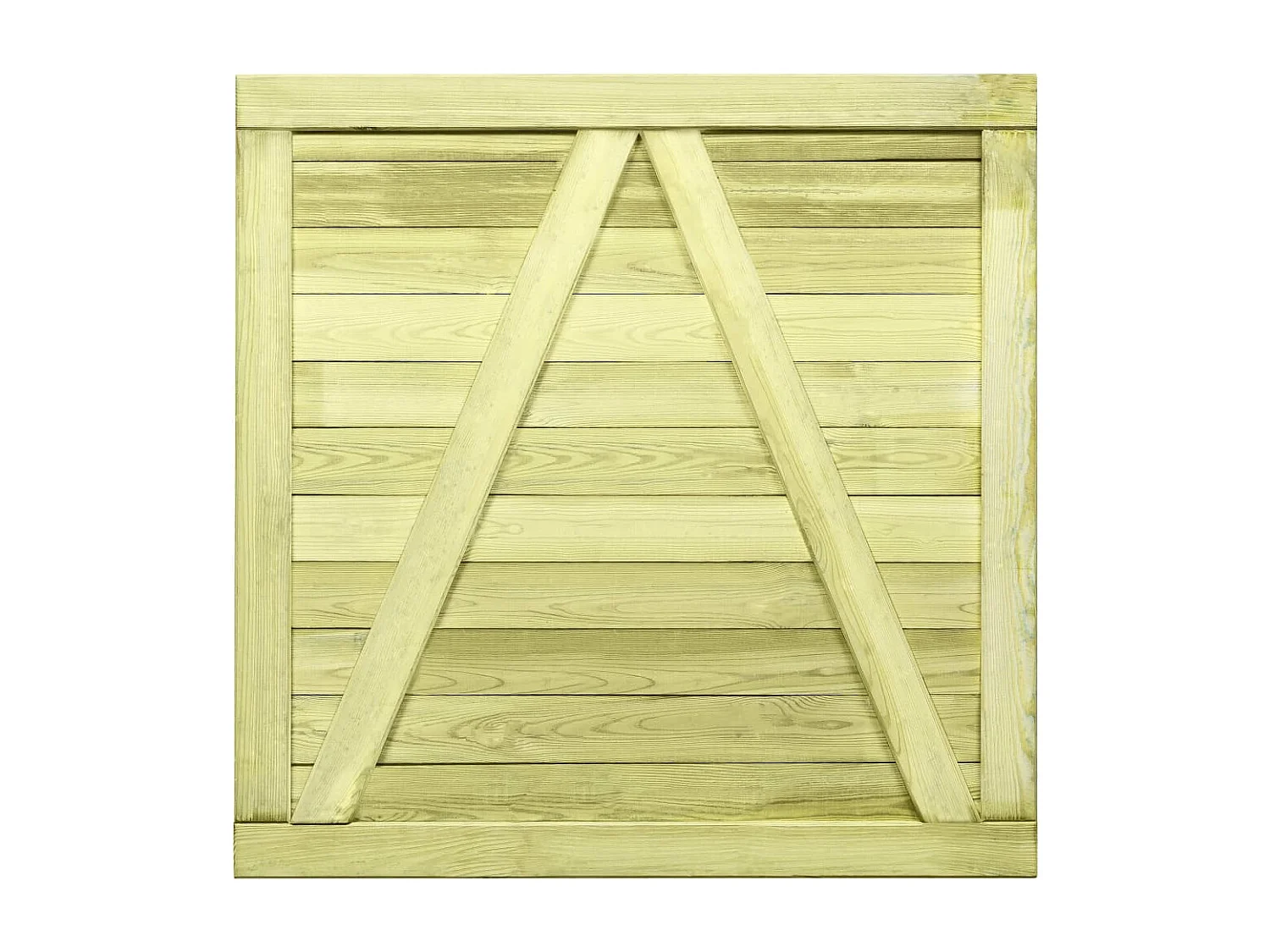 Portail de jardin Bois de pin imprégné 100x100 cm