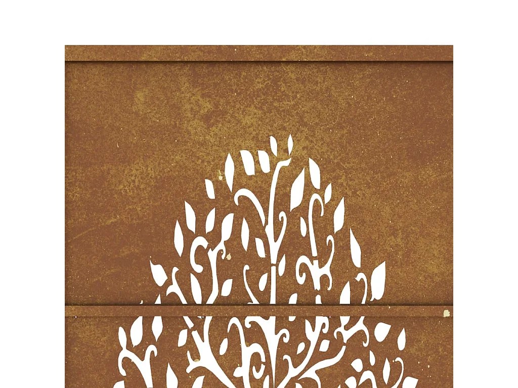 Tuinpoort 105x205 cm cortenstaal boomdesign