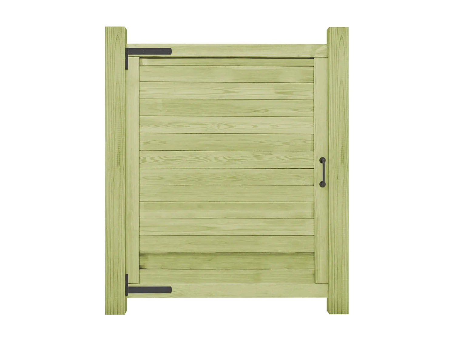 Portail de jardin Bois de pin imprégné 125x100 cm