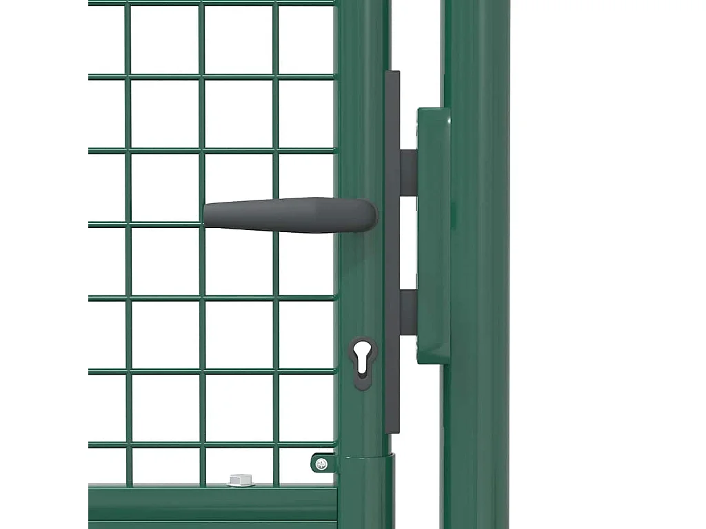 Portail de cl?ture acier 100x175 cm vert