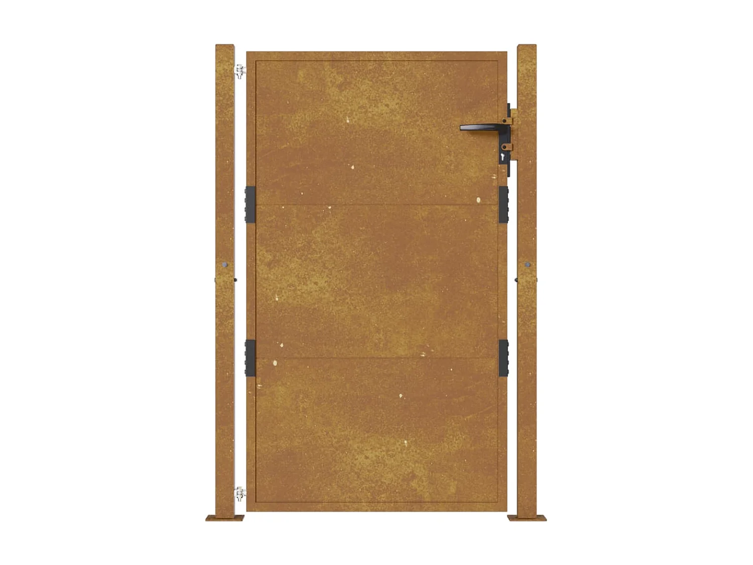 Tuinpoort 105x155 cm cortenstaal