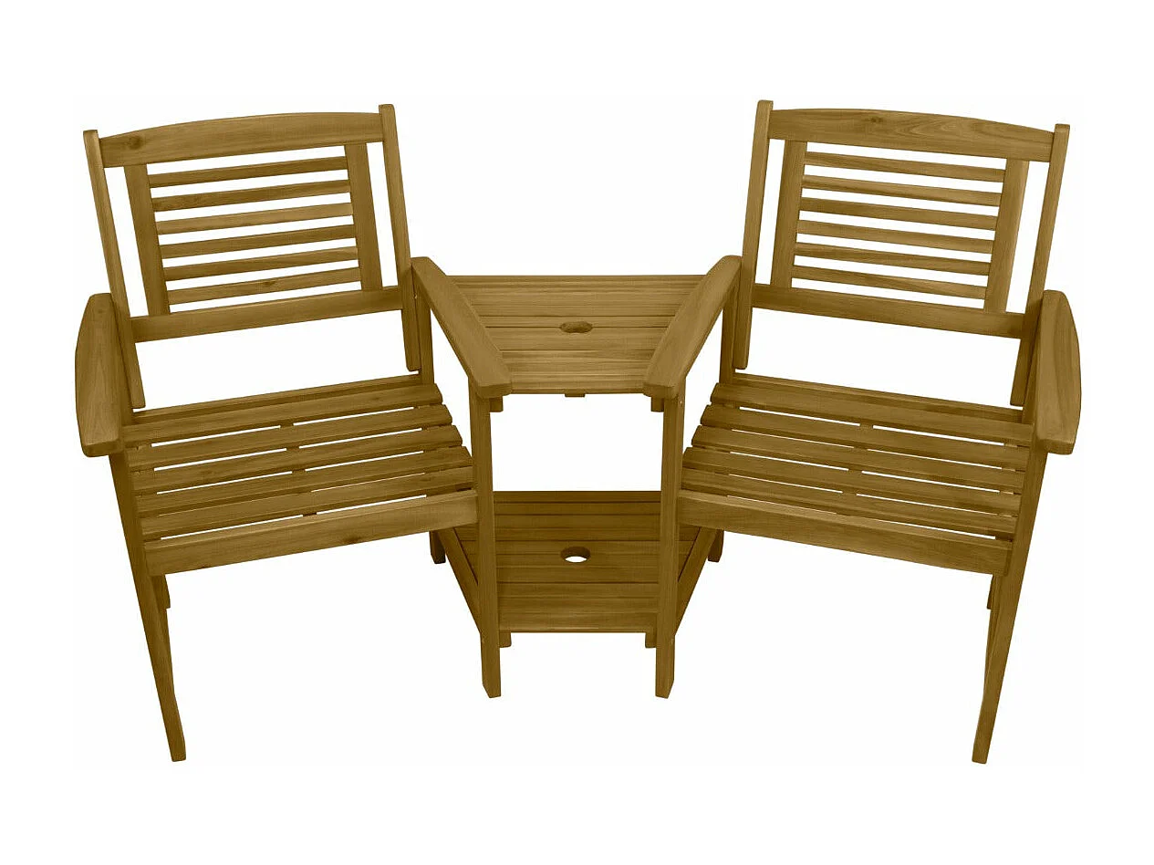 Panca in Legno da giardino con Cuscini