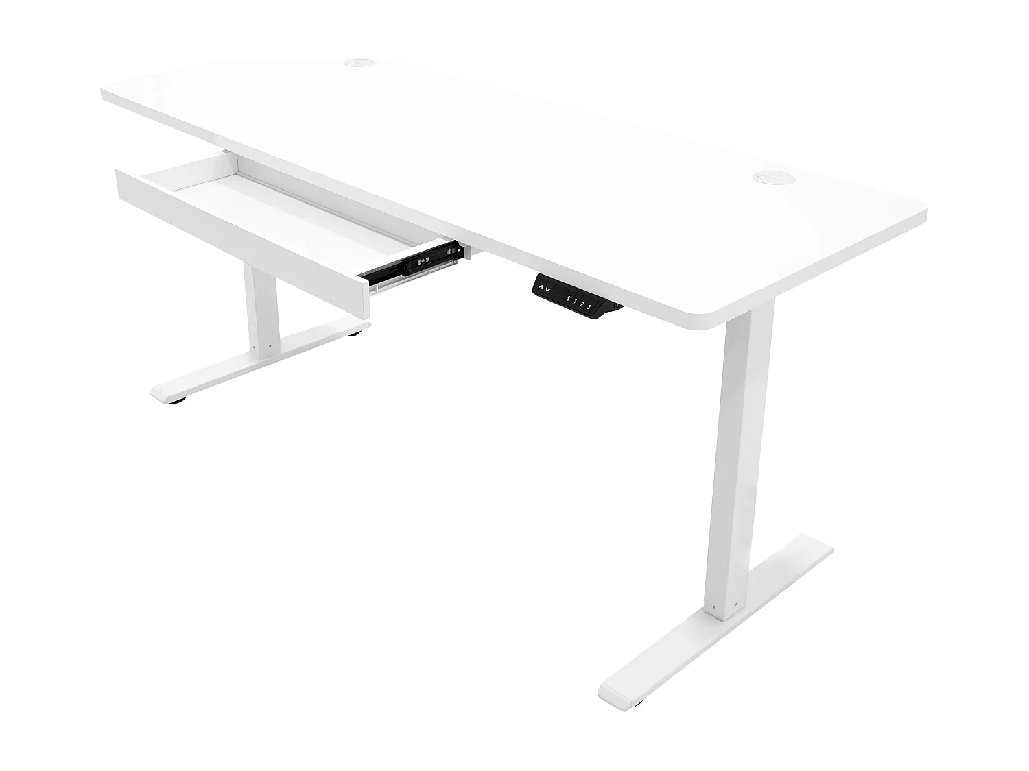 Escritorio Elevable Eléctrico con Cajón - 160cm x 60cm