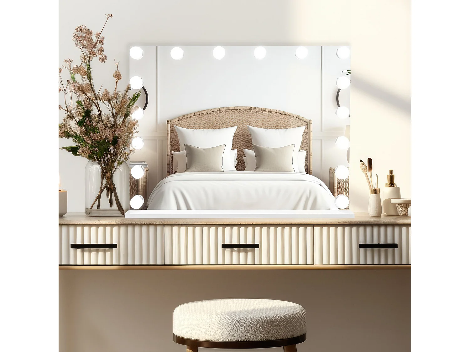 LED Bluetooth Spiegel - 80 x 60cm