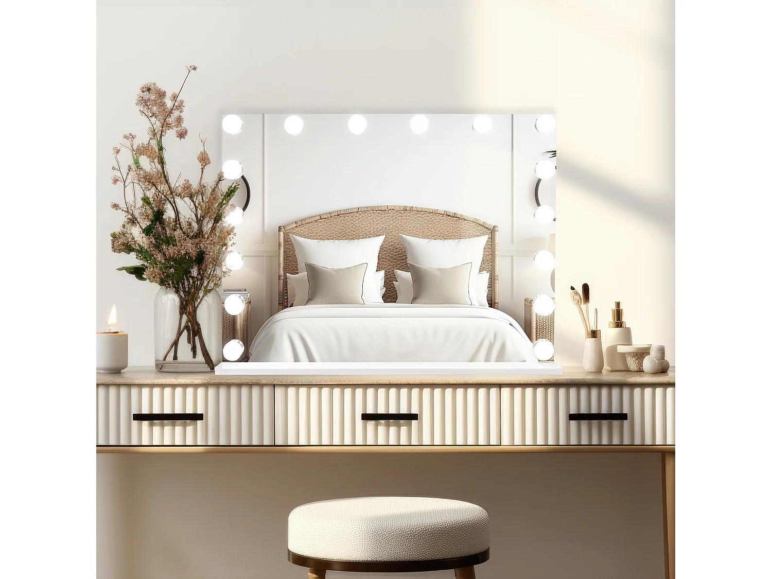 LED Bluetooth Spiegel - 80 x 60cm