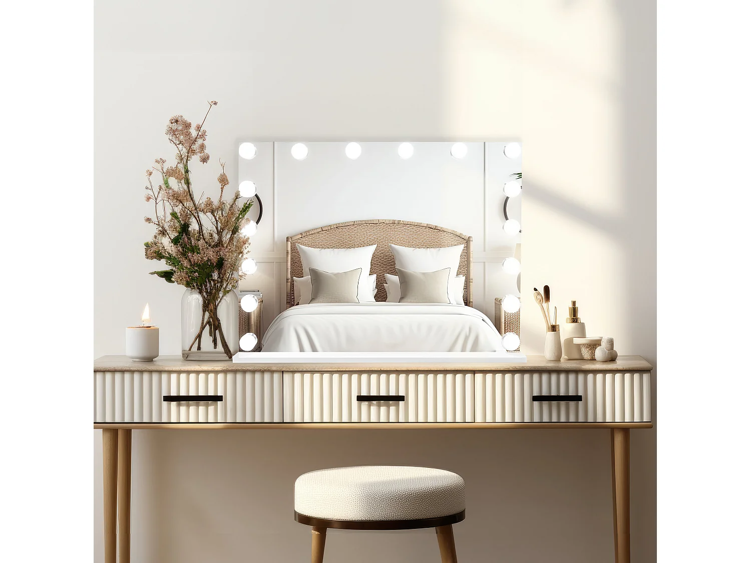 Specchio LED Bluetooth - 80 x 60cm