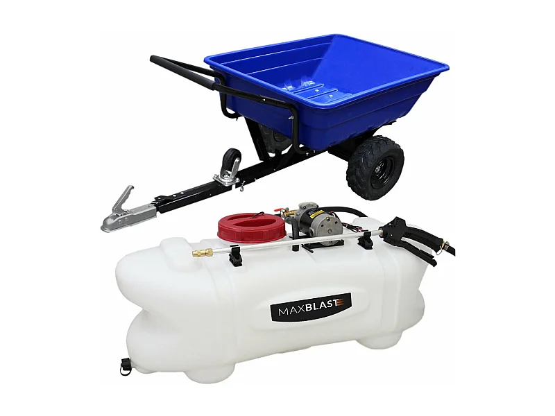 Zestaw: przyczepa terenowa ATV i opryskiwacz 60 l