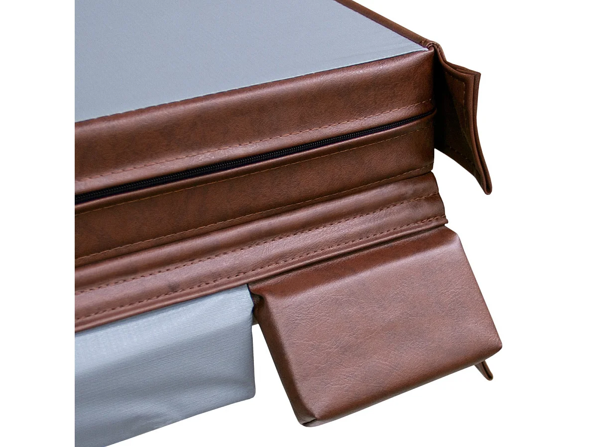 2.2m Hot Tub Spa Cover – Brown