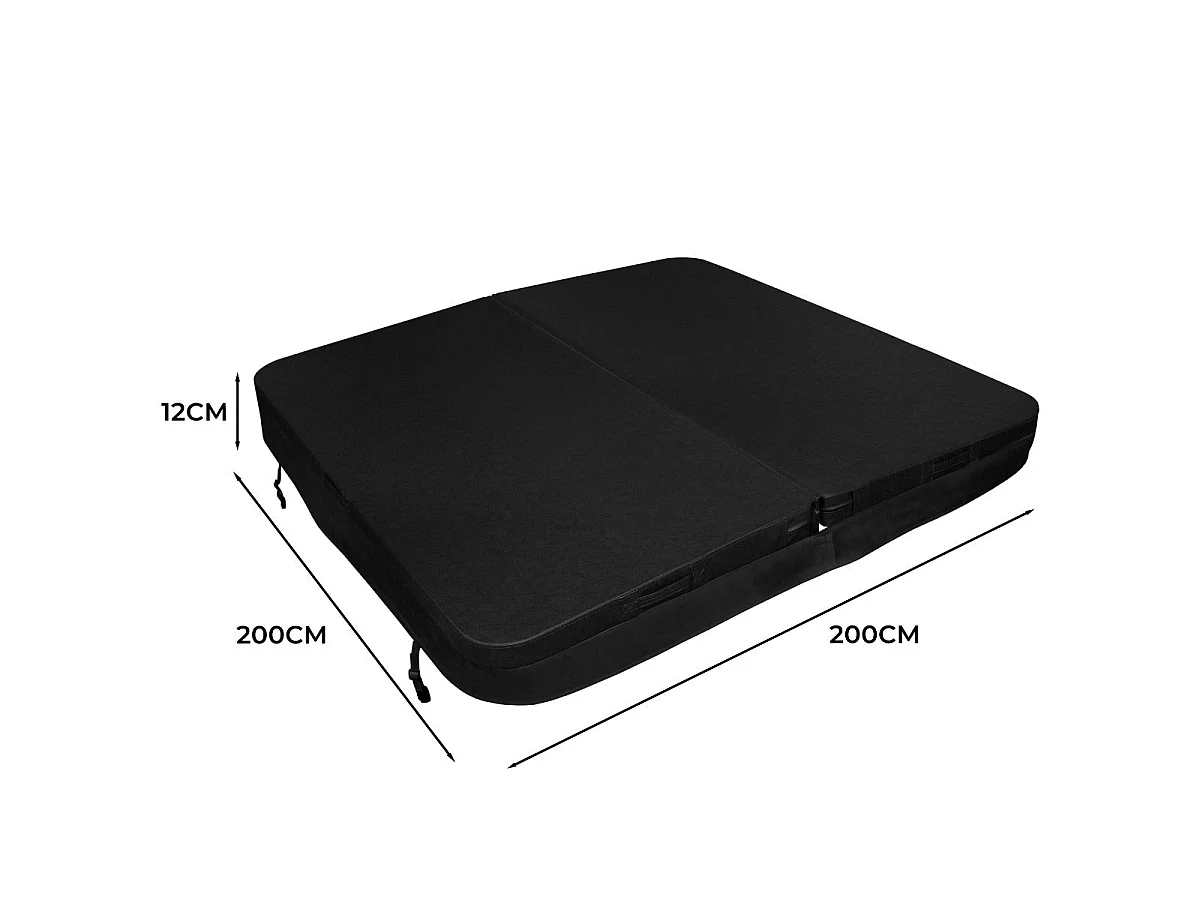 2m Hot Tub Spa Cover – Black