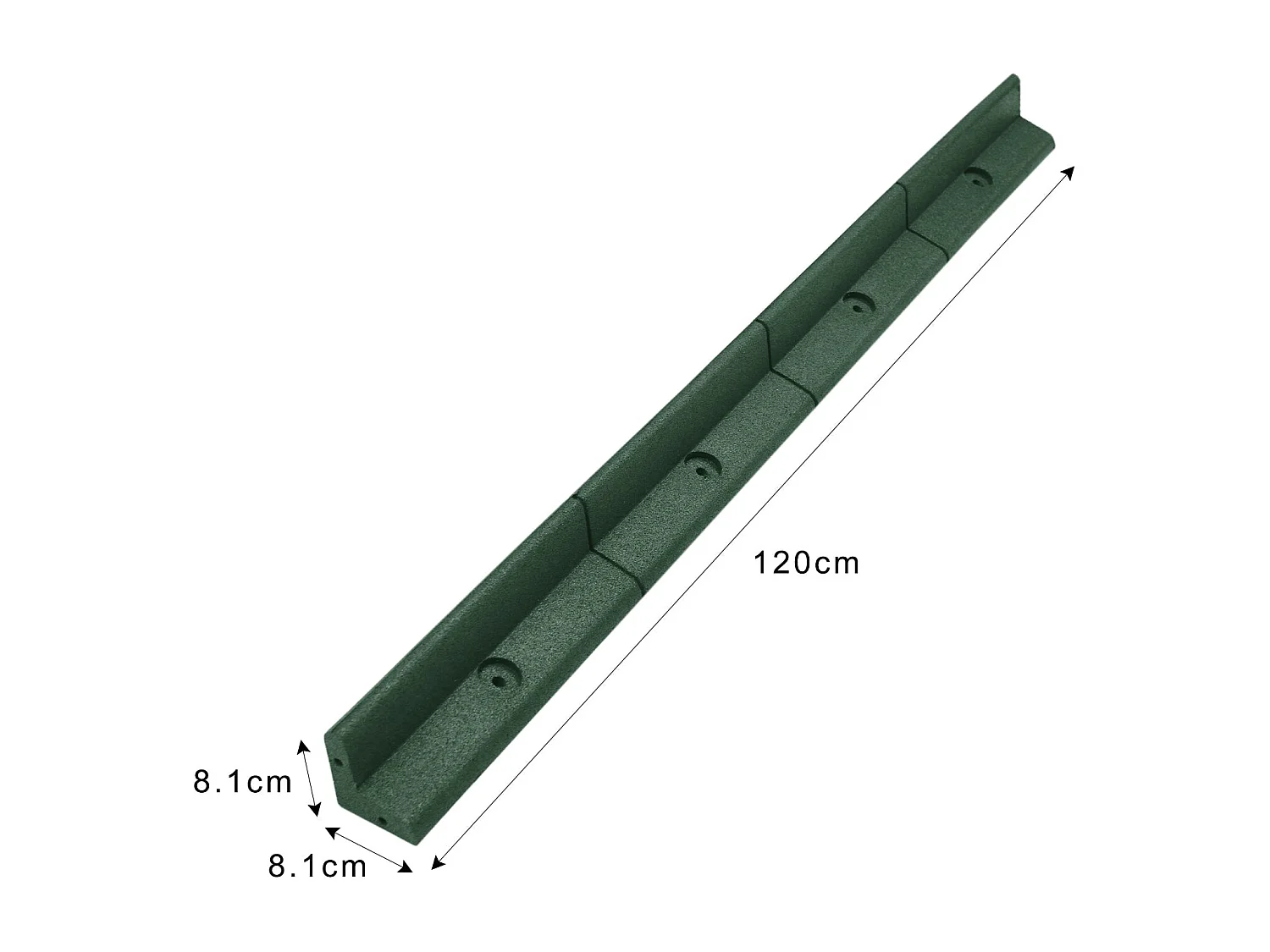 Bordures de Pelouse Flexibles 1.2m Vert x 14