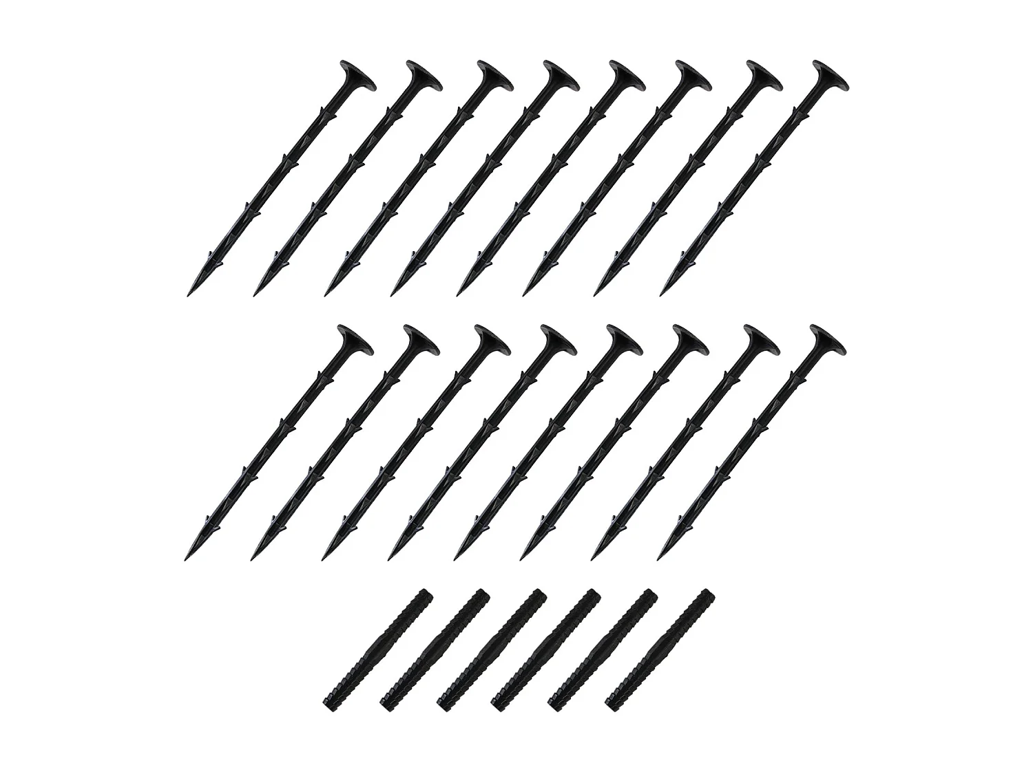 Bordures de Pelouse Flexibles 1.2m Gris x 12