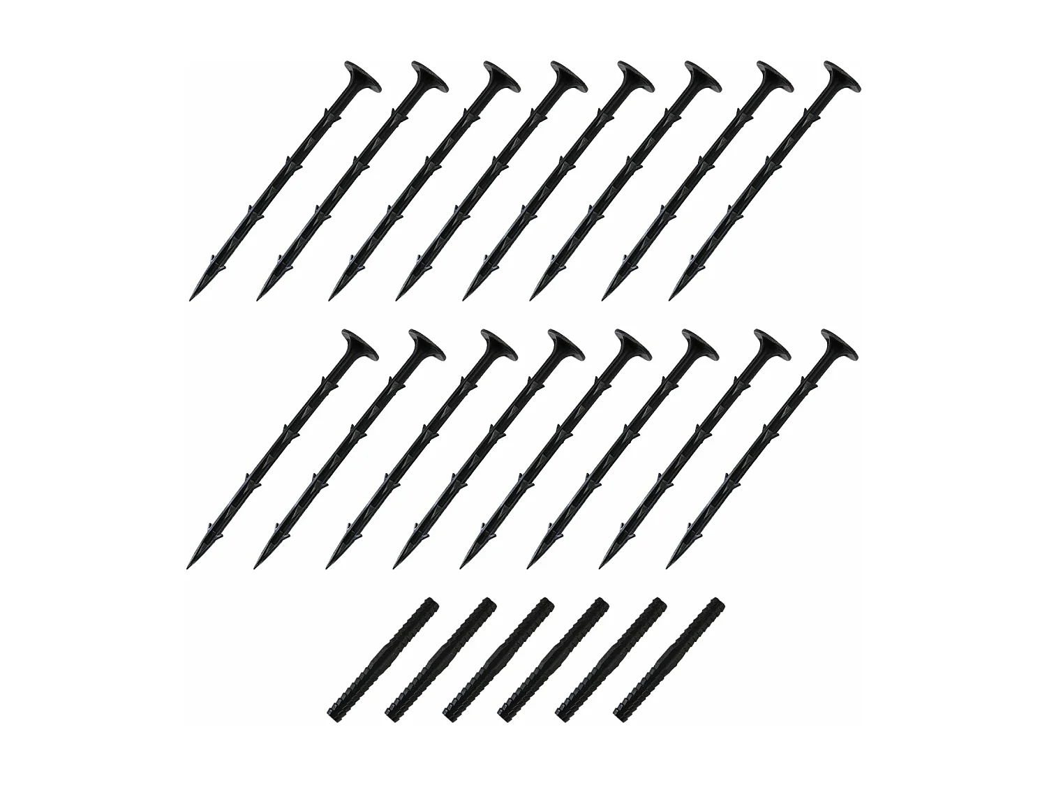 Bordures de Pelouse Flexibles 1.2m Vert x 10