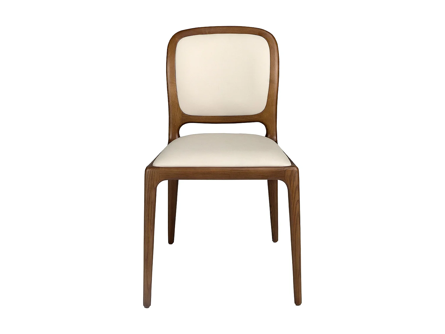 Cadeira de couro sintético creme 4169 ANGEL CERDA