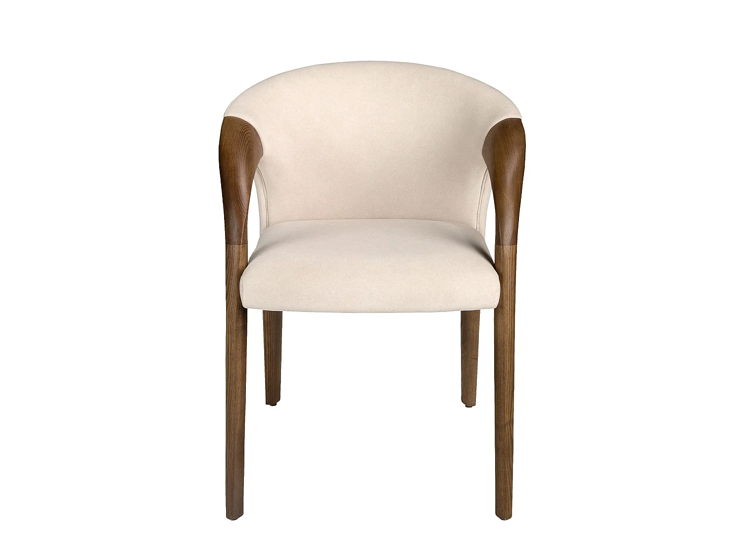 Chaise en velours crème 5151 ANGEL CERDA