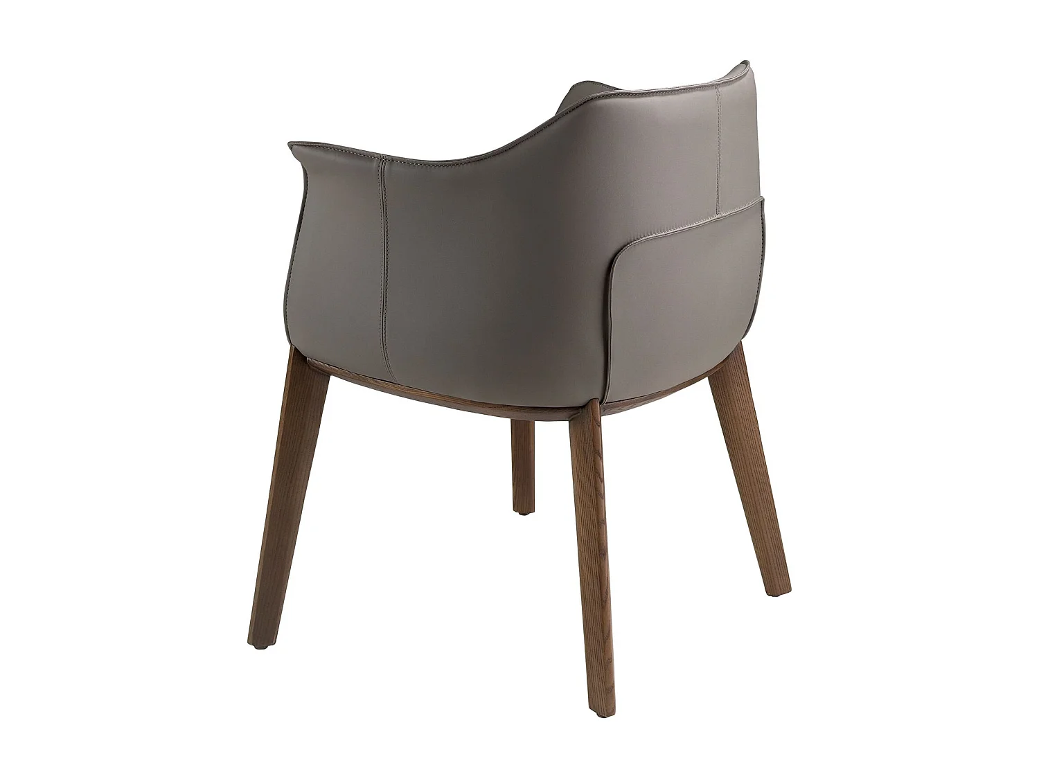 Grauer Kunstlederstuhl 5152 ANGEL CERDA