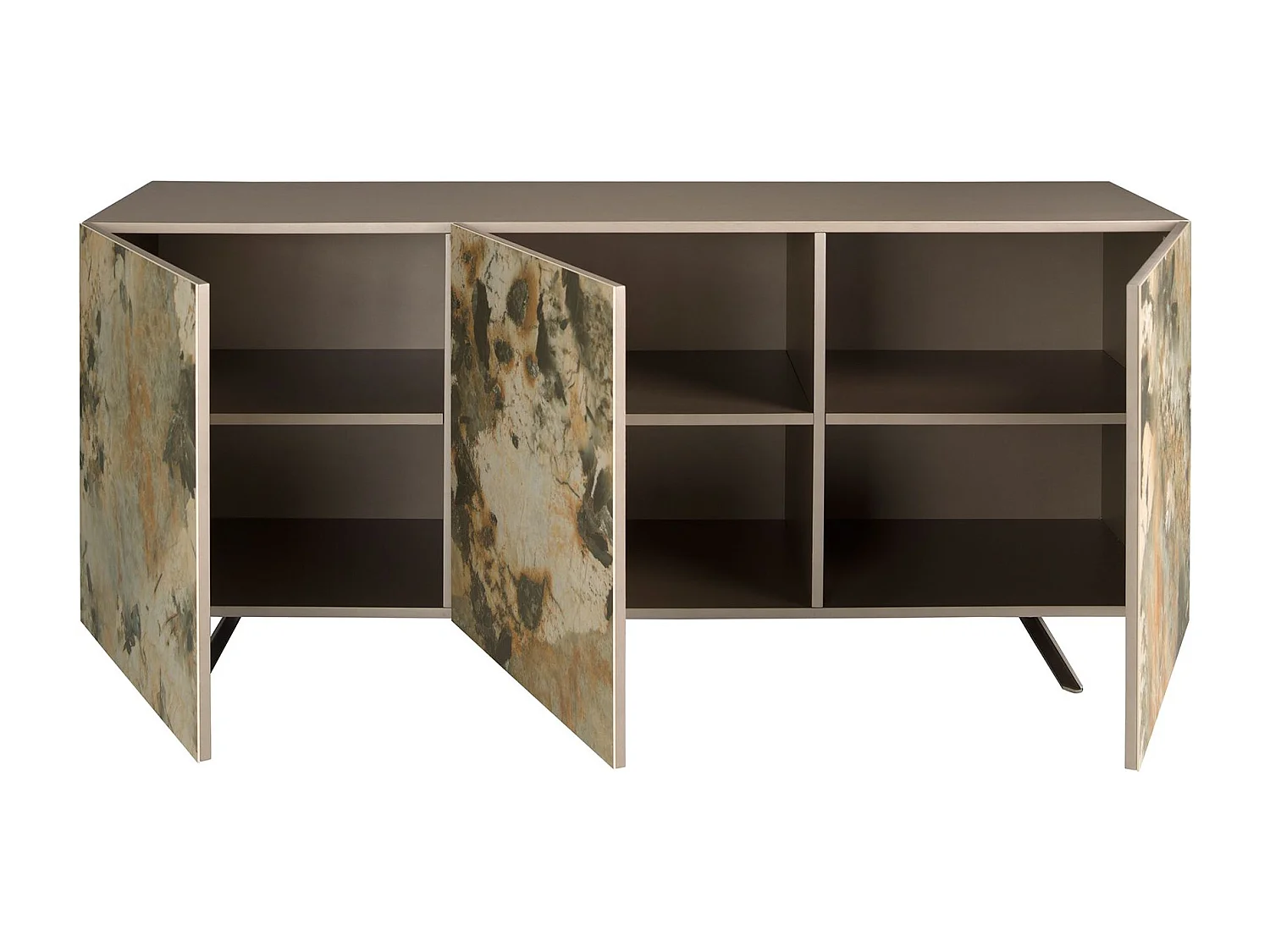 Buffet en bois taupe métallisé 3270 ANGEL CERDA