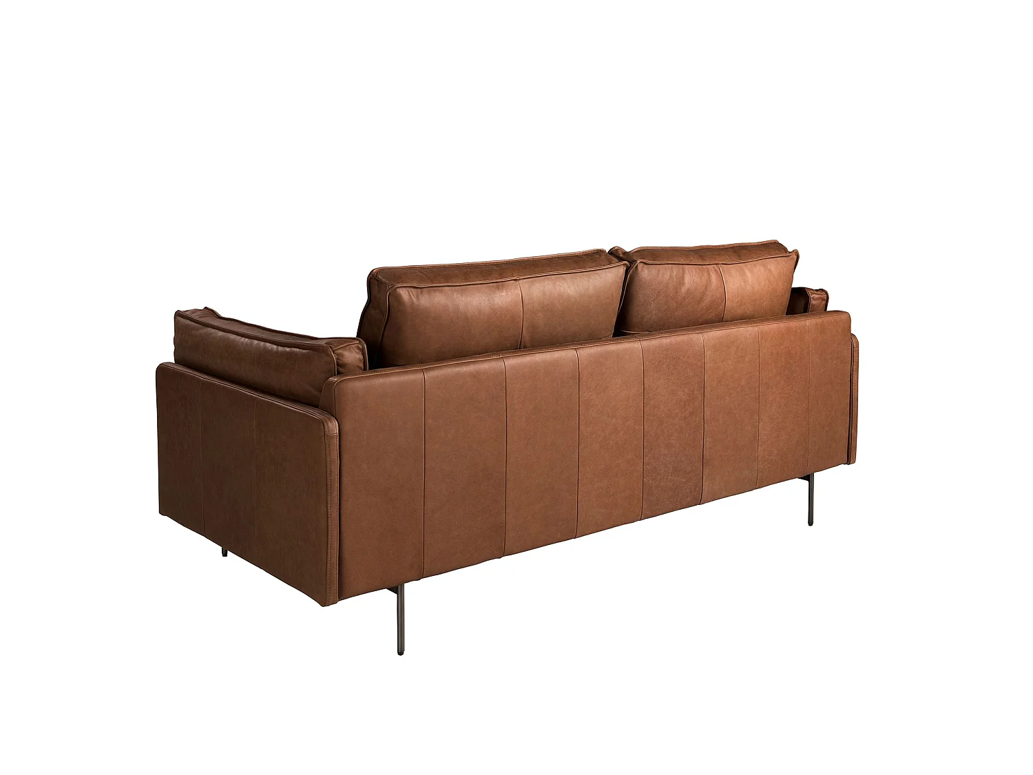 2-Sitzer-Sofa in Leder tabakbraun 6222 ANGEL CERDA