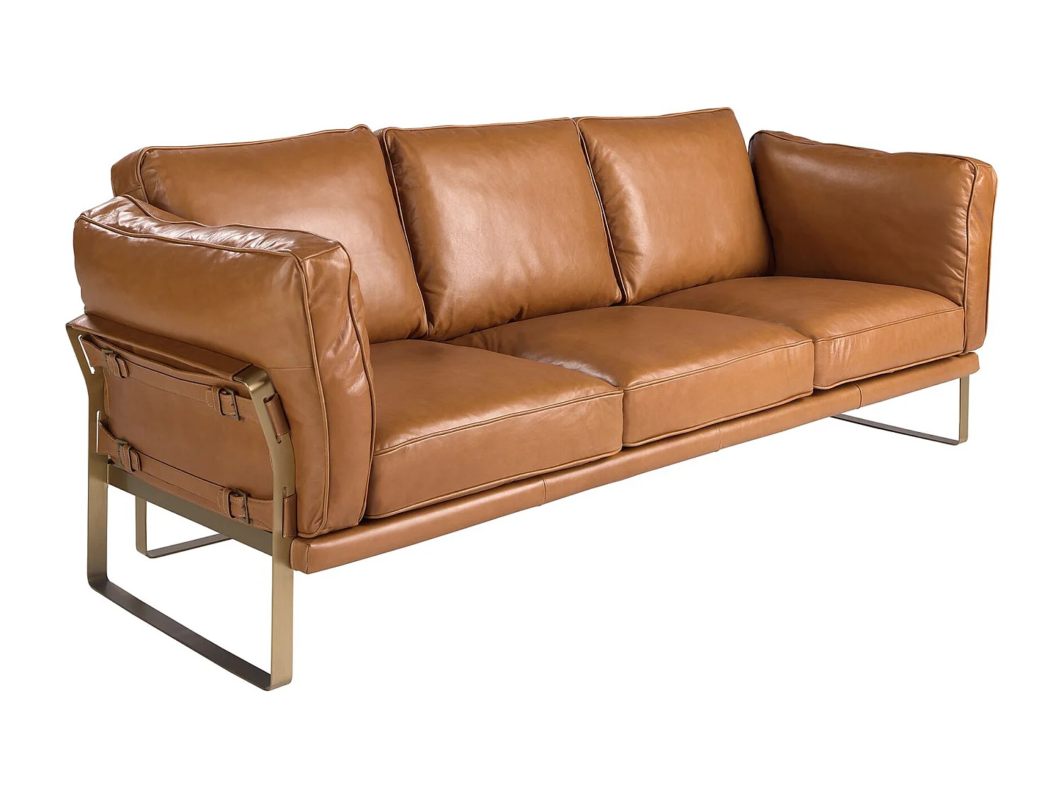 3-Sitzer-Sofa in Leder camel 6230 ANGEL CERDA