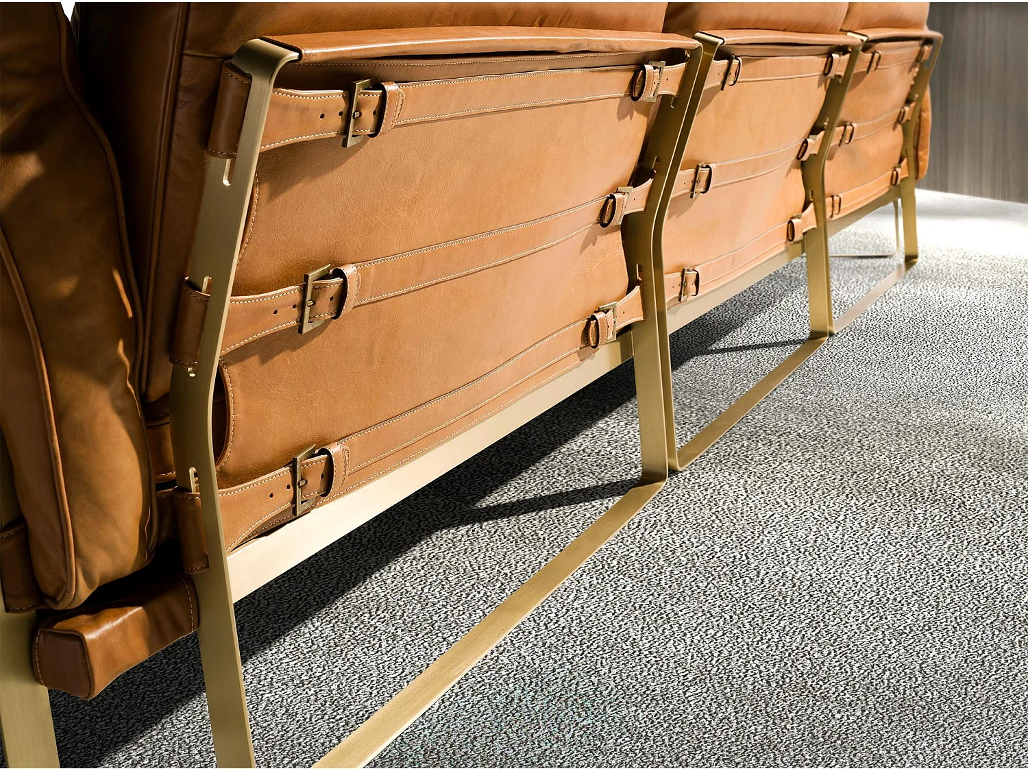 3-Sitzer-Sofa in Leder camel 6230 ANGEL CERDA