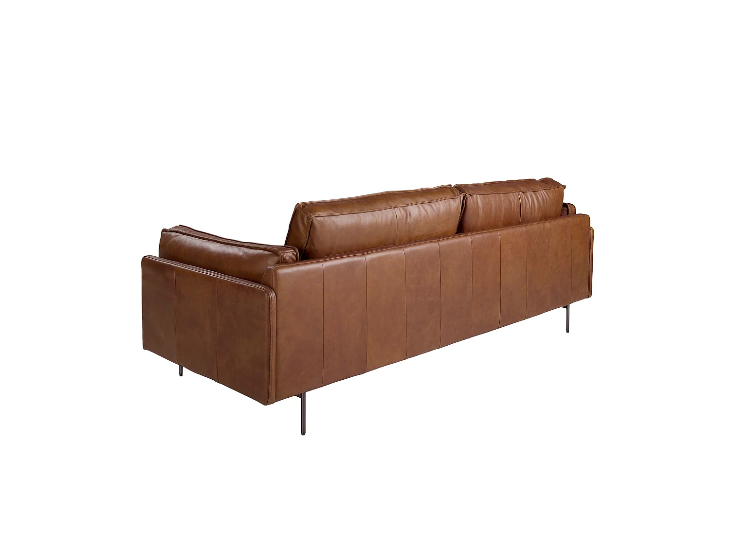 3-sitziges Sofa in Leder tabakbraun 6223 ANGEL CERDA