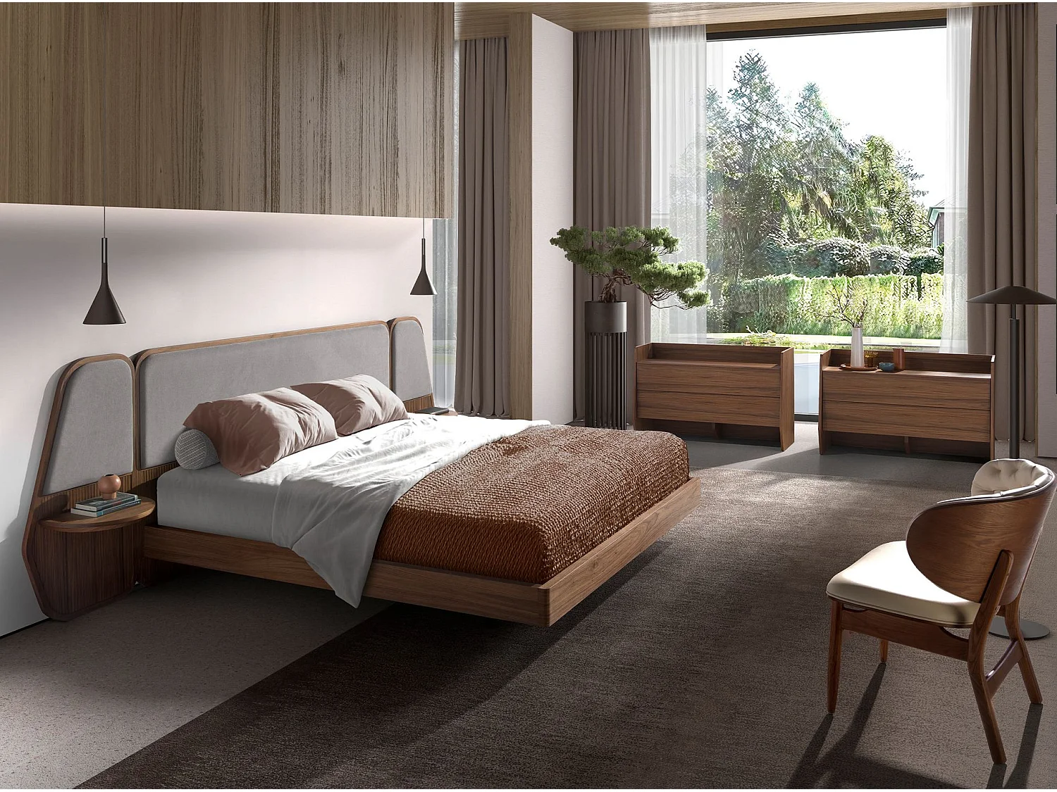 Cómoda em nogueira 7176 ANGEL CERDA