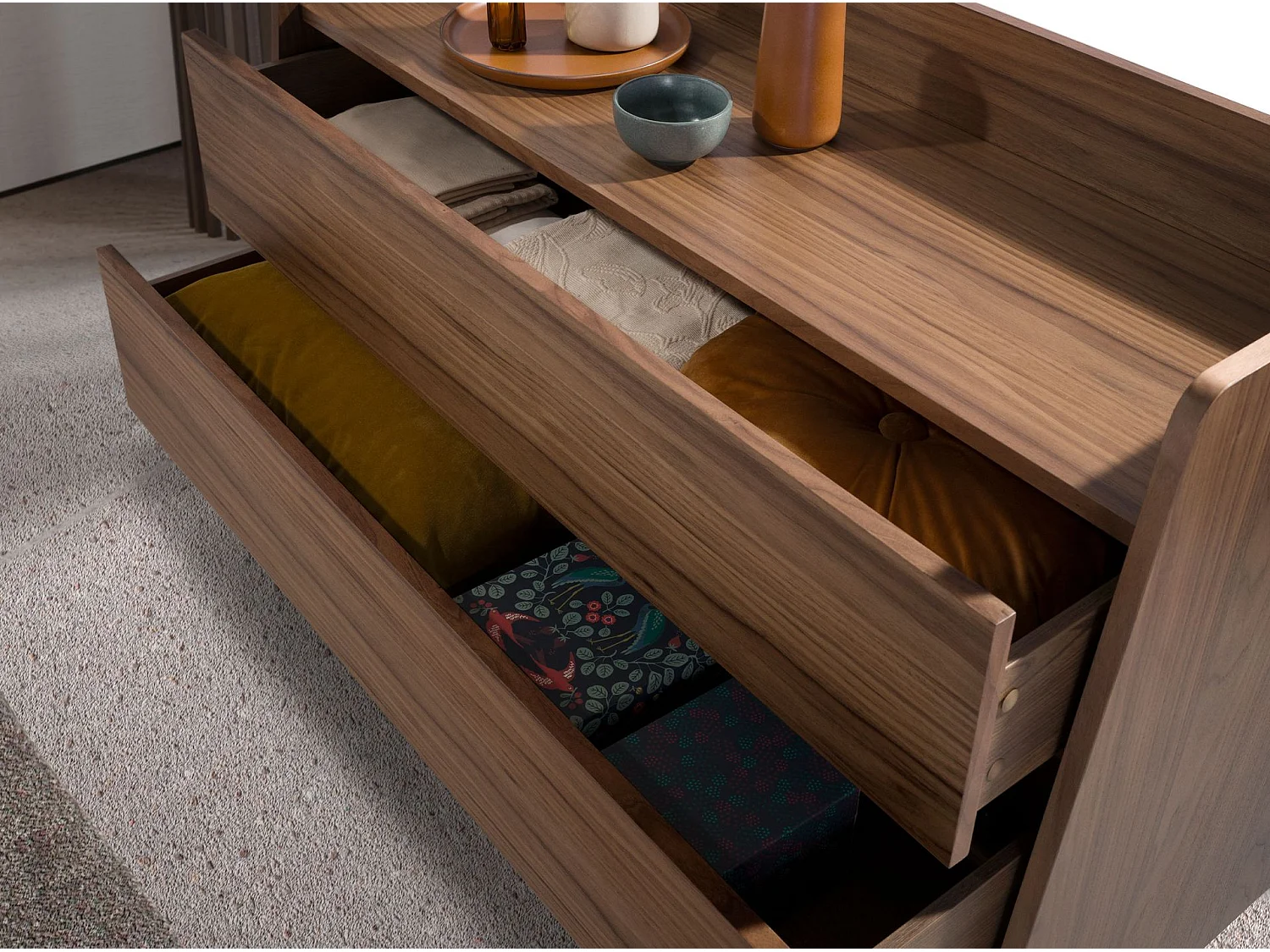 Cómoda em nogueira 7176 ANGEL CERDA