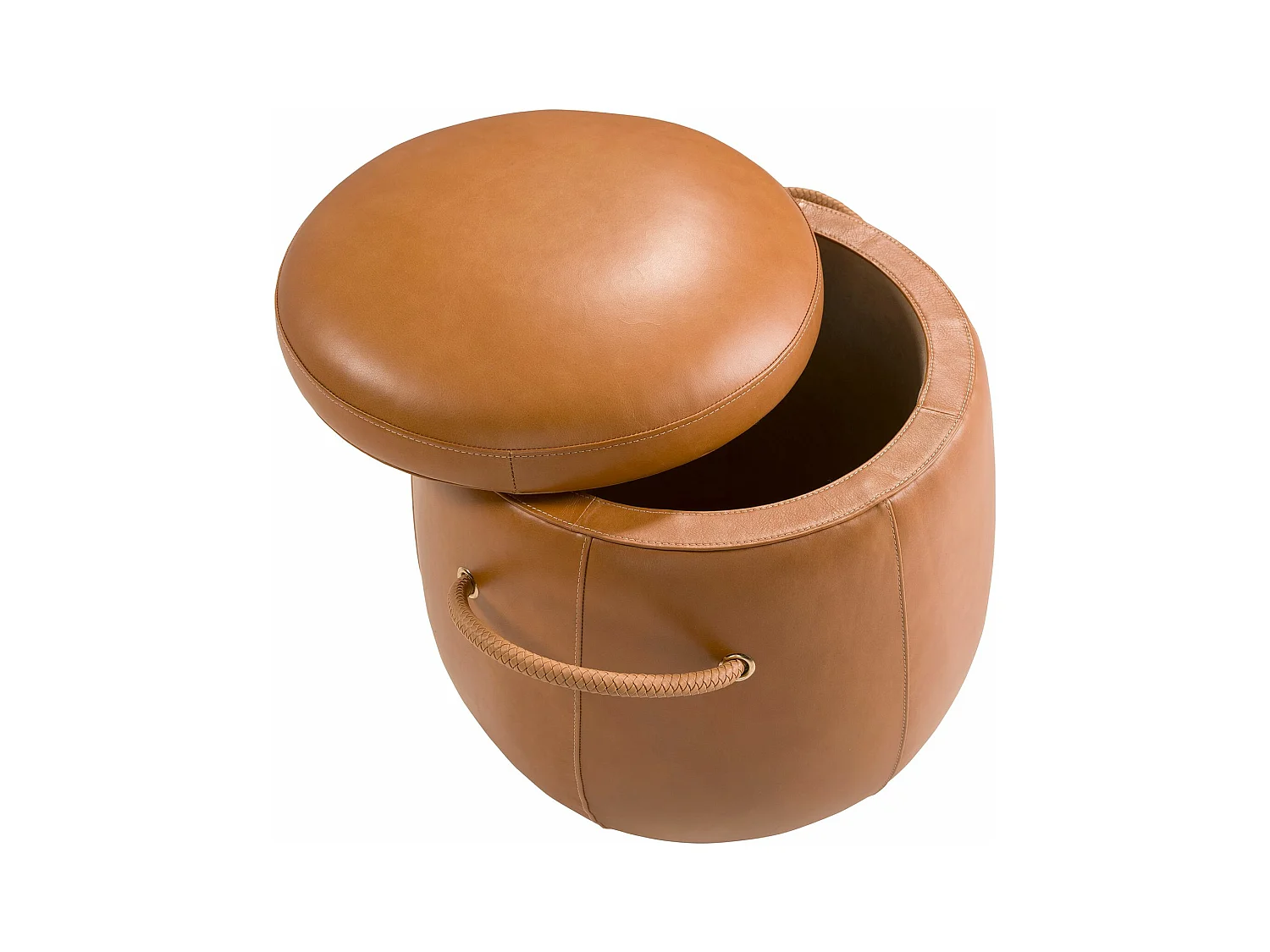 Pufa z wielbłądziej skóry