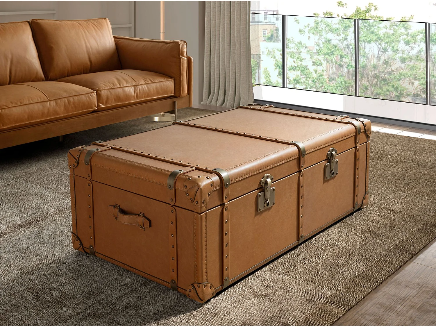 Brązowy skrzynia but 2146 ANGEL CERDA