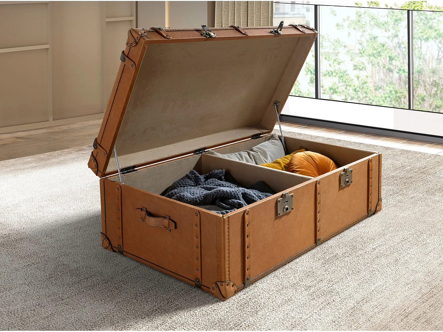 Brązowy skrzynia but 2146 ANGEL CERDA