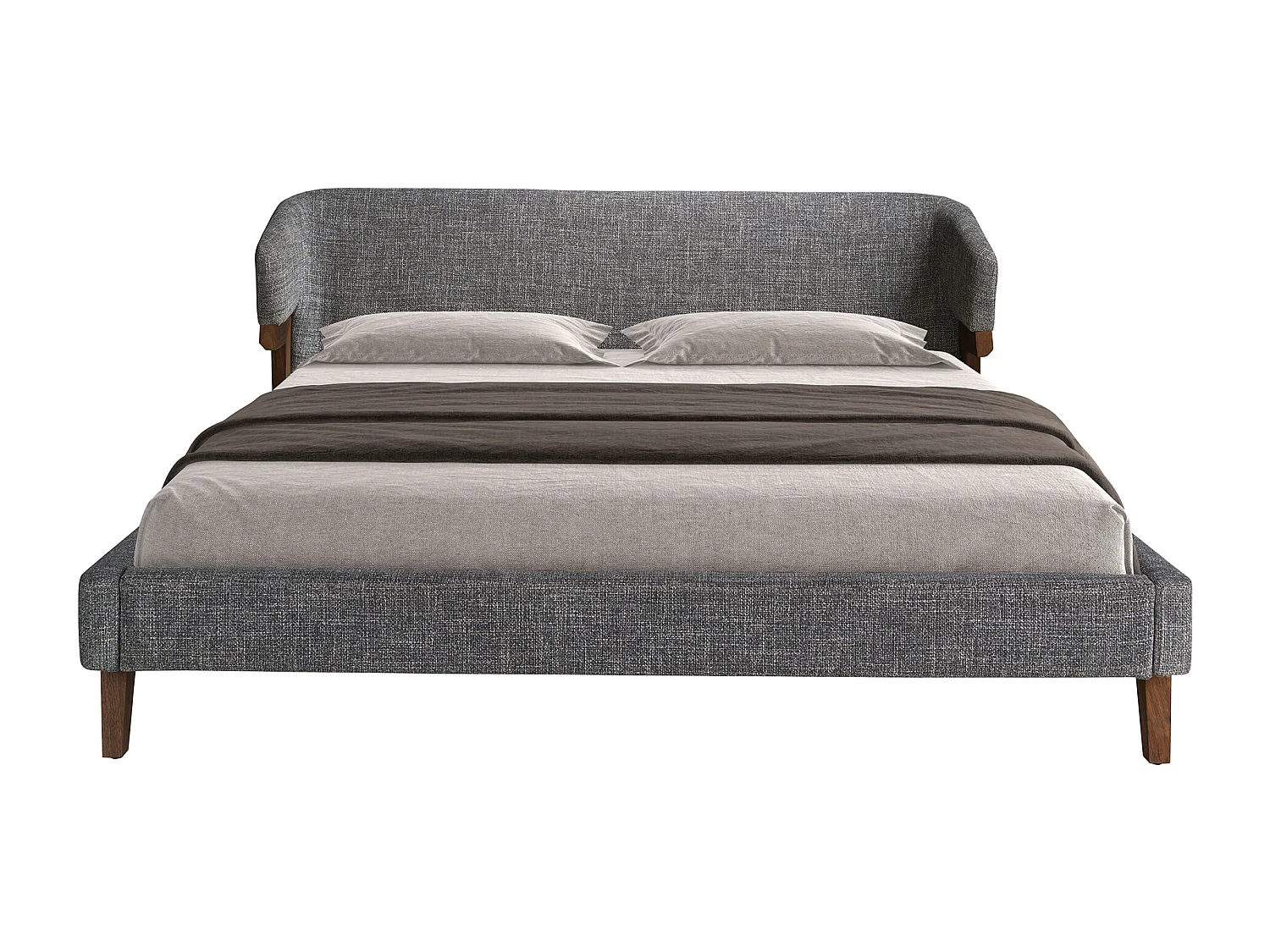 Lit en tissu gris 7173 ANGEL CERDA
