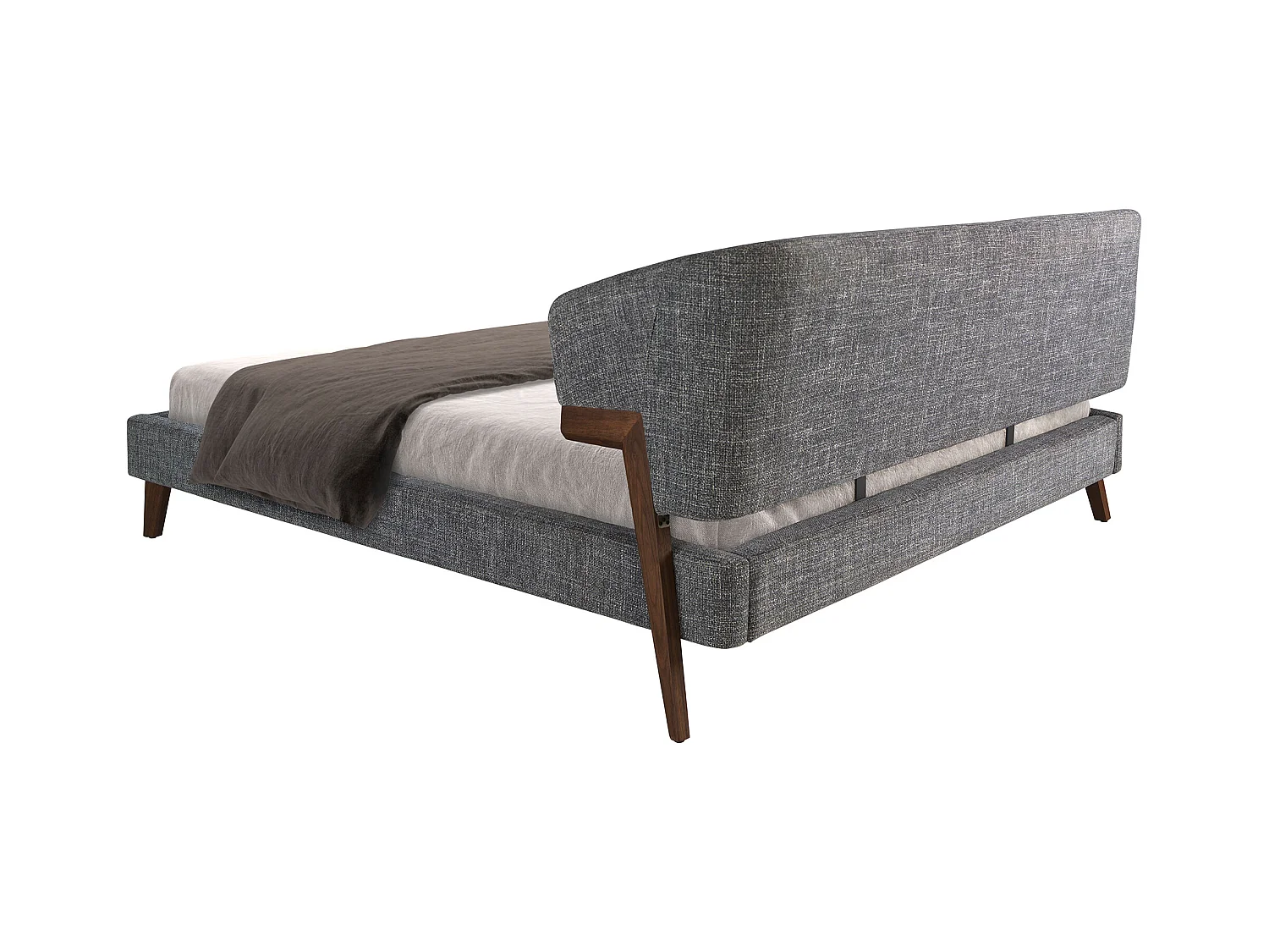 Lit en tissu gris 7173 ANGEL CERDA