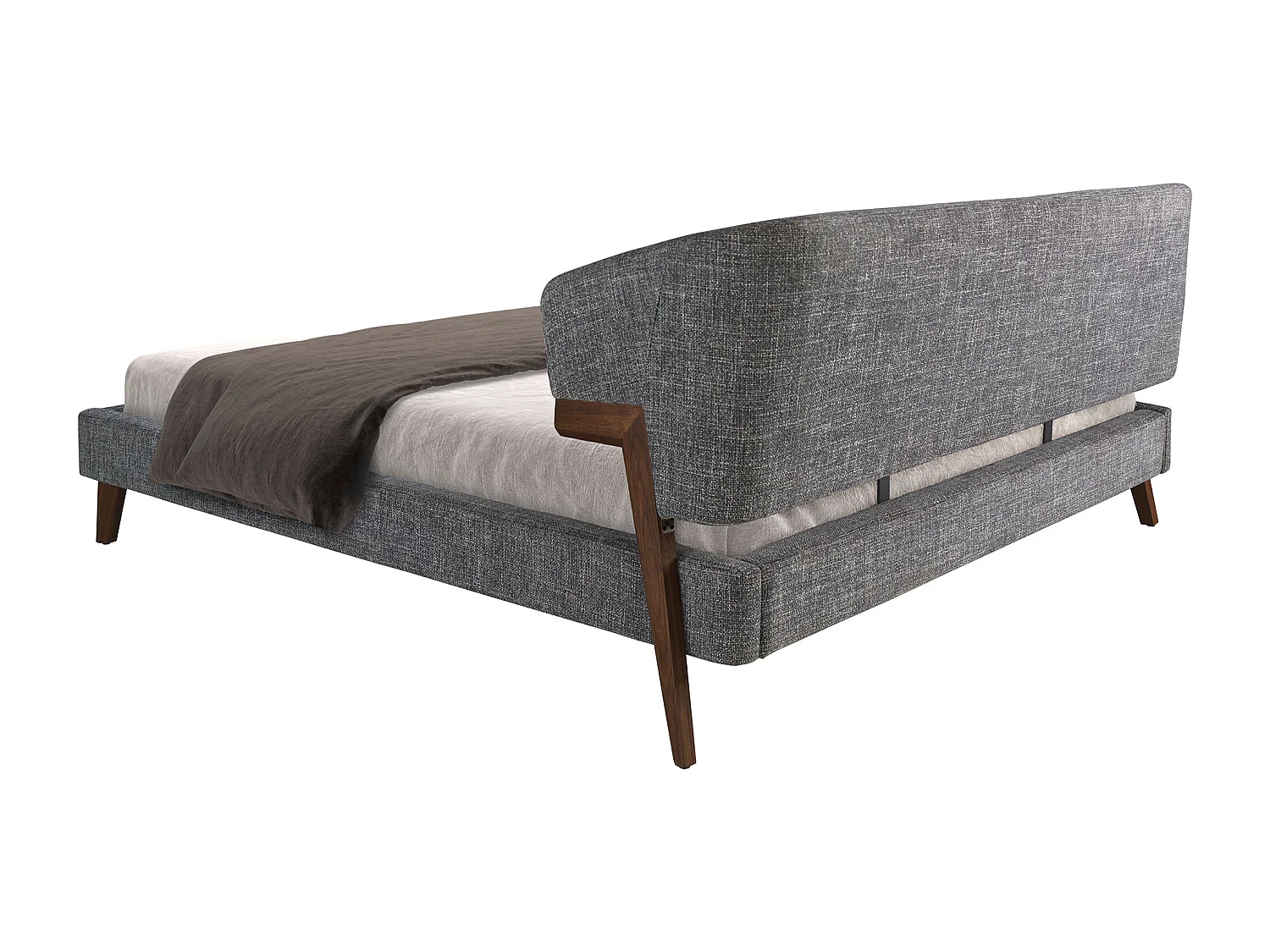 Lit en tissu gris 7173 ANGEL CERDA