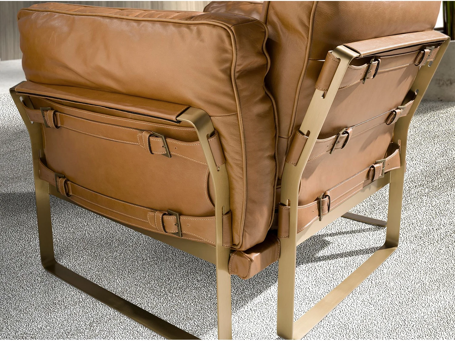 Camel leren fauteuil 5169 ANGEL CERDA