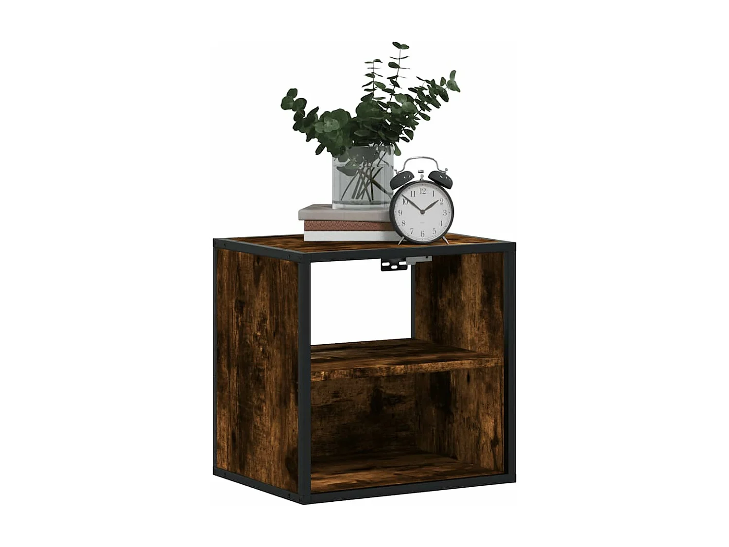 Table de chevet murale Chêne fumé 40x31x39,5 cm